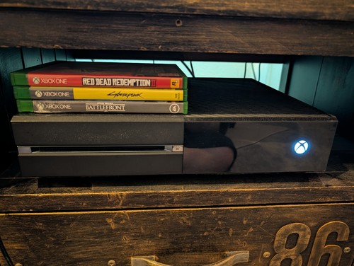 Xbox one console with - with, games