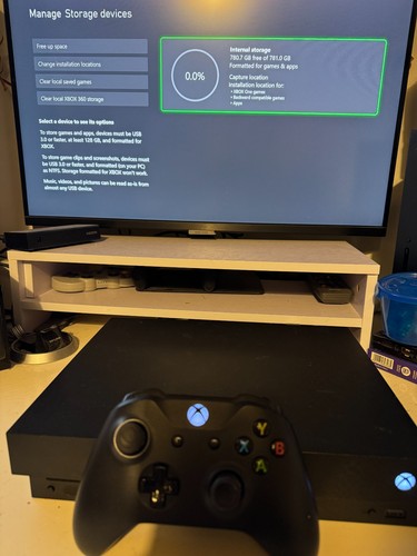 Black xbox one 1tb console - one, &